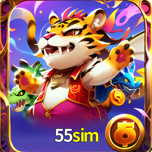 Imagem promocional da 55sim mostrando a plataforma e suas vantagens